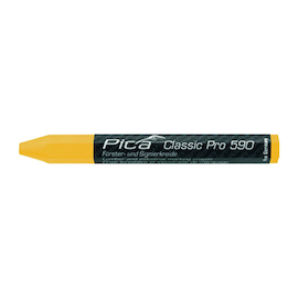 CRAIE DE CIRE TRES GRASSE 280gr - Ø12mm - jaune - pierre,beton,l'acier brut Photo du produit