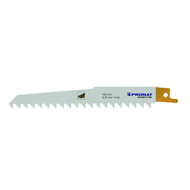 LAME SCIE EGOINE PROMAT 150x19mm - pr bois - TPI 4 - 6,35 mm - 5pc Photo du produit