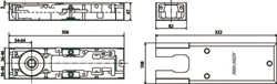 PIVOT DU HAUT DCA375 pr DC420-475 acier - double action - complet Photo du produit BIGSKZ L