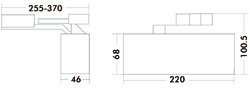 FERME PORTE TS72 EN2-4 - argent - sans bras Photo du produit BIGSKZ L