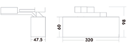 FERME PORTE TS83 EN3-6 - argent - sans bras Photo du produit BIGSKZ L