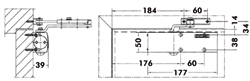 FERME PORTE TS1500 EN3-4 - argent Photo du produit BIGSKZ L