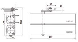 FERME PORTE TS4000 TANDEM argent Photo du produit BIGSKZ L