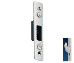 Gâche pêne basc. règlable Euro - U22x5mm - inox - SKG* Photo du produit BIGSKZ L