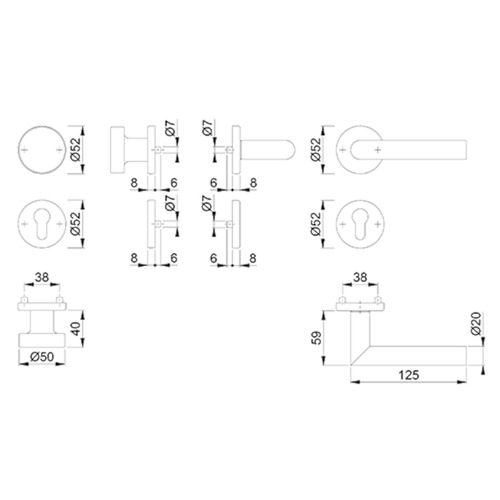 GN BEQ/BOUT 1400Z/E58 RVS PZ - snelstiftbev. - dd 37-42 Photo du produit BIGSKZ L