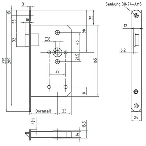 SERR ENTAILLER 3 lançant KL 3 60E - DING - noir mat - arrondi Photo du produit BIGSKZ L