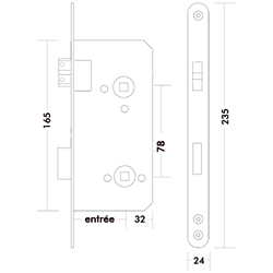 SERR ENT 1133WC-55-G-INOX-CA PENE  D.Rs ANTIFRICTION METAL Photo du produit BIGSKZ L