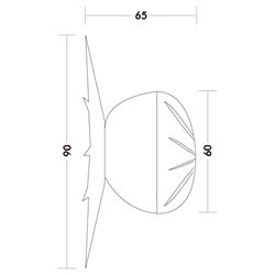 BOUTON FIXE sur ROSACE 782 FR322 - Ø58 - shérardisé noir Photo du produit BIGSKZ L