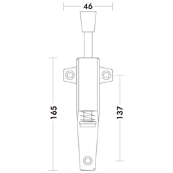 ARRET PORTE TL0751 INOX Photo du produit BIGSKZ L