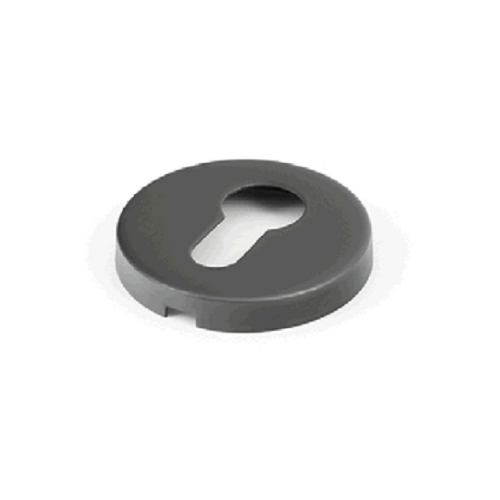 SLEUTELPLAAT ROND Qtec PLUS PZ - Ø50x8mm - zwart mat - dd40-60mm - oc metaal Productafbeelding BIGPIC L