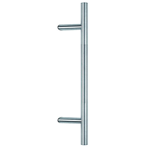 DEURGREEP TT-schuin 45° Ø30mm - as1000mm - TL1200mm - H90mm - inox Productafbeelding BIGPIC L