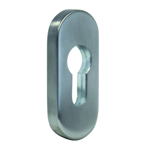 SLEUTELPLAAT OVAAL VEILIGHEID SR72.6.09 PZ - 70x30x9mm - inox Productafbeelding BIGPIC L