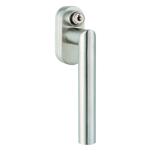 RAAMGREEP FG61.S.ER L-gelast afsluitb greenteQ 90° - Ø20mm - stift 7x32mm - inox - incl bev Productafbeelding BIGPIC L