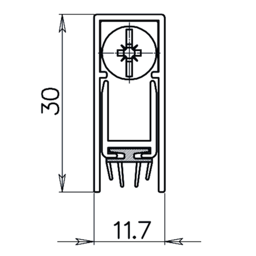 VALDORPEL SP Qtec 1030>830mm - incl bevestiging Productafbeelding BIGPIC L