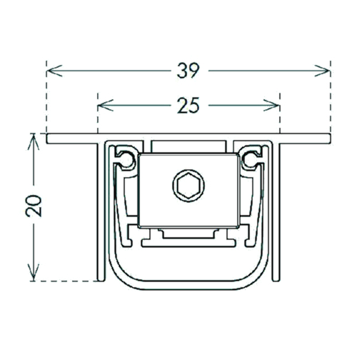 VALDORPEL TP Qtec 1030>930mm - br39xh20mm Productafbeelding BIGPIC L