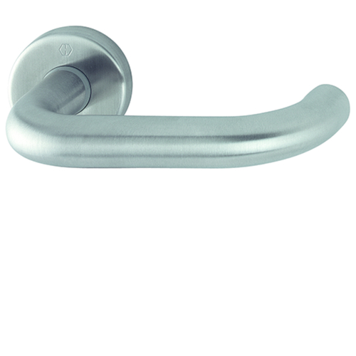 DEURKRUKGN 138Z/42KV U-afgerond PARIS excl sleutelplaat - snelstift - dd37-42mm - inox Productafbeelding BIGPIC L
