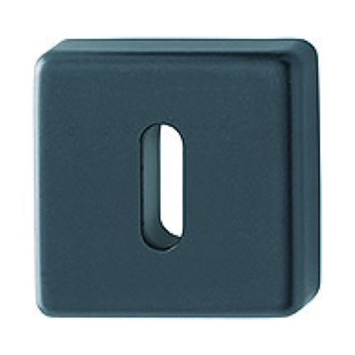 SLEUTELPLAAT VIERKANT 52KVS BB - 52x9mm - zwart mat-dd37-42mm -incl nok-oc pvc Productafbeelding BIGPIC L