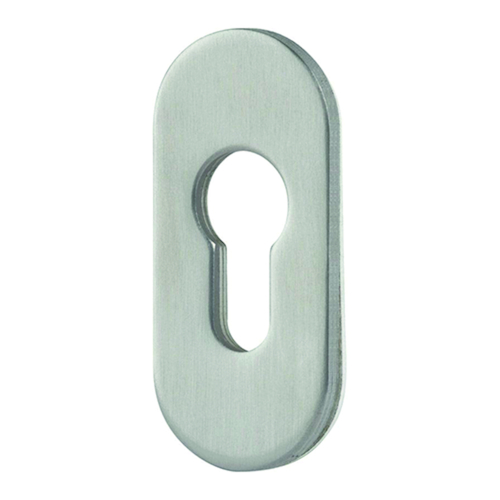 SLEUTELPLAAT OVAAL VEILIGHEID PZ - 33x74x6mm - inox Productafbeelding BIGPIC L