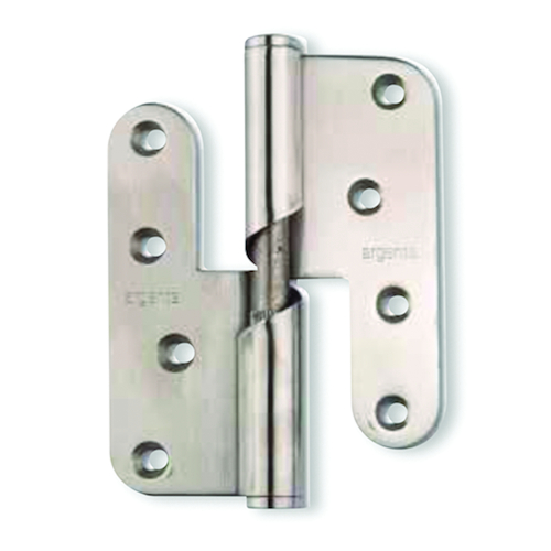 PAUMEL 100/86A STIJGEND inox - Ø16mm - rechts - lemmerdikte 3mm Productafbeelding BIGPIC L