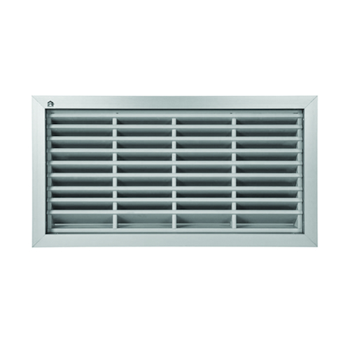 BRANDROOSTER 465/2 schuin lam met tegenkader RF60' L300xH200 - F1 - 138,05m³/h 2Pa Productafbeelding BIGPIC L
