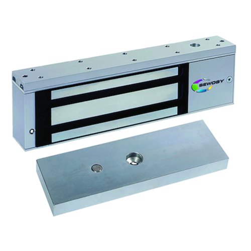DEURMAGNEET OPBOUW EF500CTC 500kg enkele vleugel - met LED-signalisatie Productafbeelding BIGPIC L