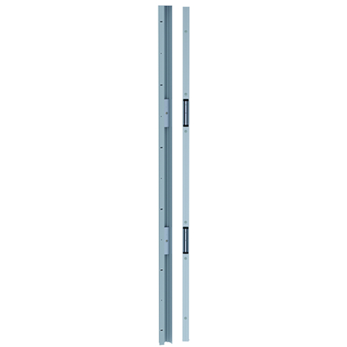 DEURMAGNEETLIJST voorgeboord L2500mm 2x300N - 12/24VDC - verlichte knop - REED Productafbeelding BIGPIC L