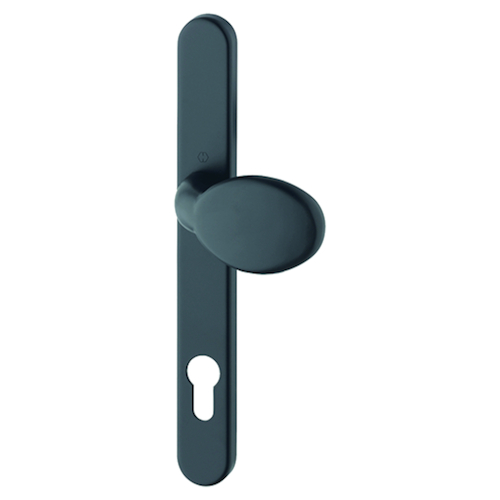 DEURKNOPGN HALF BUITENZIJDE 76G 3347N 92PZ - H245xB30xD10 - zwart mat - dd72-82mm Productafbeelding BIGPIC L