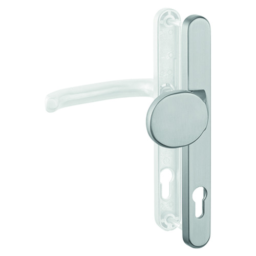 DEURKNOPGN DG28.S216.ER.SSK.AU exterieur greenteQ 92PZ - H243xB28xD12mm - inox Productafbeelding BIGPIC L