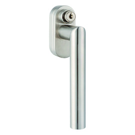 RAAMGREEP FG61.S.ER L-gelast afsluitb greenteQ 90° - Ø20mm - stift 7x37mm - inox - incl bev Productafbeelding