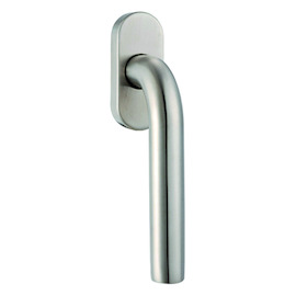 RAAMGREEP FG62L.ER L-afgerond greenteQ 90° - Ø20mm - stift 7x32mm -inox-incl bev M5x40mm Productafbeelding