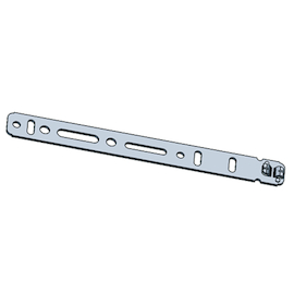 MONTAGEANKER 1-delig L160xBR30xD2mm A17,8xB10xC5,8mm - multiprofiel Productafbeelding