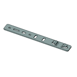 MONTAGEANKER 1-delig L240xBR30xD2mm A36,3xB14xC6mm - aluplast Productafbeelding