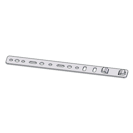 MONTAGEANKER 1-delig L160xBR25xD2mm A47,6xB14xC6mm - kommerling 76 Productafbeelding