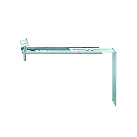 MONTAGESTEUN ONDER RAAM JB-DK100/10     L253x2,5mm oversteek 100mm - verstelplaat max 30mm - snelbouw Productafbeelding