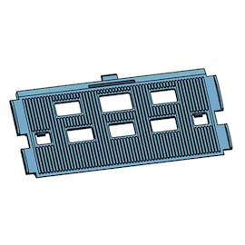 STEUNBRUG 5230 vr GLAS in PVC RAAM vleugel deceuninck Elegant - Premier Productafbeelding