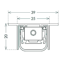 VALDORPEL TP Qtec 1030>930mm - br39xh20mm Productafbeelding