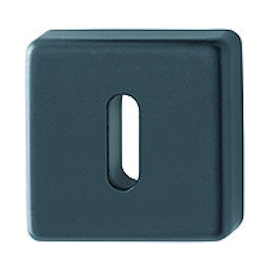 SLEUTELPLAAT VIERKANT 52KVS BB - 52x9mm - zwart mat-dd37-42mm -incl nok-oc pvc Productafbeelding