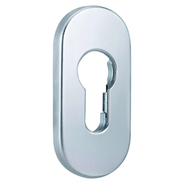 SLEUTELPLAAT OVAAL VEILIGHEID greenteQ PZ - 33x72x9mm - alu F1 Productafbeelding