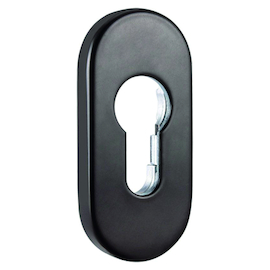 SLEUTELPLAAT OVAAL VEILIGHEID greenteQ PZ - 33x72x9mm - alu 8019 Productafbeelding