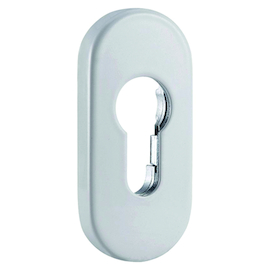 DEURKRUKGN U-afgerond KLASSE 3 Ø19mm - L140mm - ronde rozet met veer - zwart stru Productafbeelding