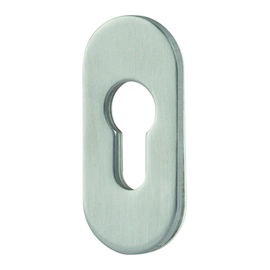 SLEUTELPLAAT OVAAL VEILIGHEID PZ - 33x74x6mm - inox Productafbeelding