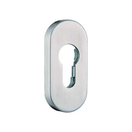 SLEUTELPLAAT OVAAL VEILIGHEID greenteQ PZ - 33x75x9mm - inox Productafbeelding
