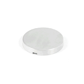 SLEUTELPLAAT ROND Qtec PLUS UG (blind) - Ø50x8 - inox - 40-60mm - oc met Productafbeelding