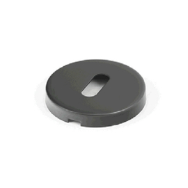 SLEUTELPLAAT ROND Qtec PLUS BB - Ø50x8mm - zwart mat - dd40-60mm - oc metaal Productafbeelding