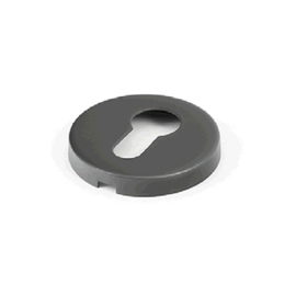 SLEUTELPLAAT ROND Qtec PLUS PZ - Ø50x8mm - zwart mat - dd40-60mm - oc metaal Productafbeelding