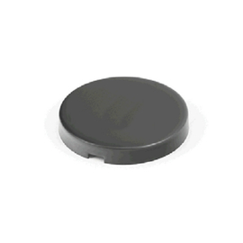 SLEUTELPLAAT ROND Qtec PLUS UG (blind) - Ø50x8 - zwart mat - 40-60mm - oc met Productafbeelding