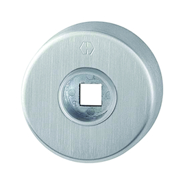 KRUKROZET ROND 42KV Ø52x8mm - inox - dd37-42mm - incl nokken - oc pvc Productafbeelding