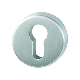SLEUTELPLAAT ROND 42KVS PZ - Ø52x8mm - inox - dd37-42mm - incl nok -oc pvc Productafbeelding
