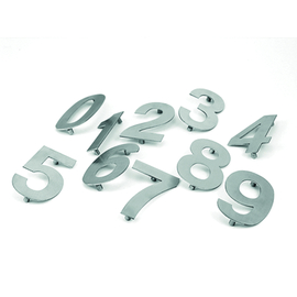 HUISLETTER "d" 60mm - inox AISI 316 Productafbeelding