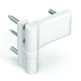 SCHARNIER KT-EV HAHN vr PVC industrie fas smooth zwart - opdek 15-20mm - 120kg Productafbeelding